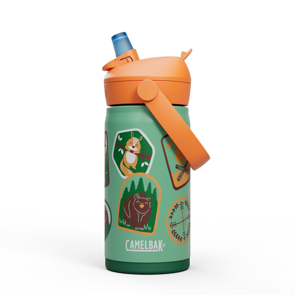 thrivetm-flip-straw-kids-12oz-bottle-insulated-stainless-steel-e3 nswfkxg1wq