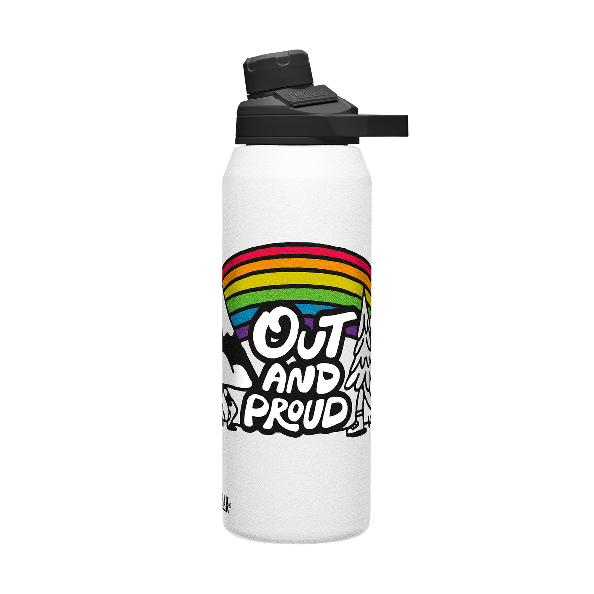 chute-mag-32-oz-water-bottle-insulated-stainless-steel-plus-cleanup-kit-pride-collection-limited-edition-o6 xhvxlhasbo