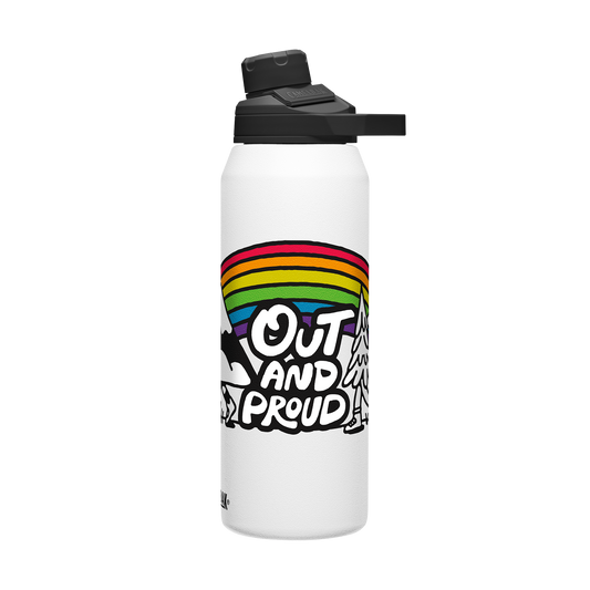 chute-mag-32-oz-water-bottle-insulated-stainless-steel-plus-cleanup-kit-pride-collection-limited-edition-o6 xhvxlhasbo